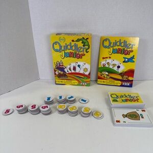 Quiddler Junior Set Enterprises Inc Game COMPLETE Ages 6+ Word Game  Vocabulary
